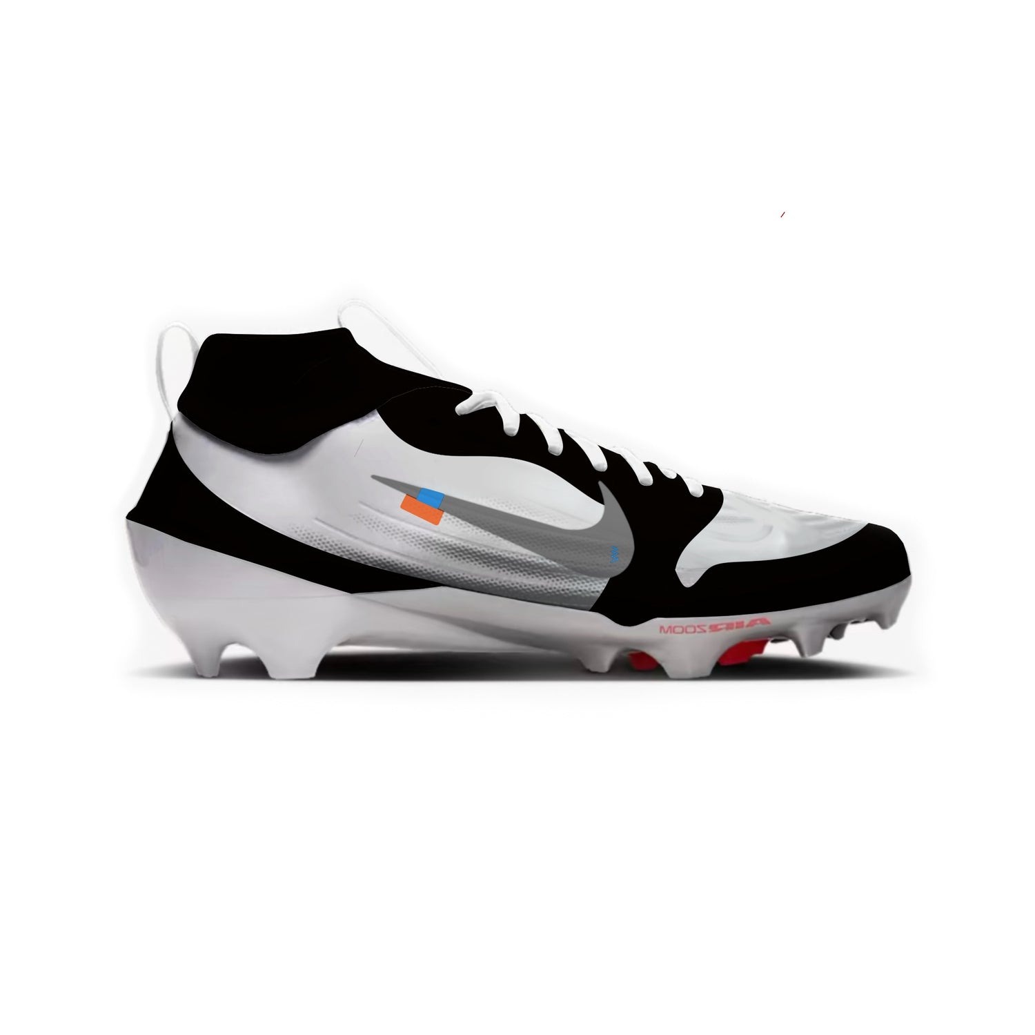 OW Jordan 1 Football Cleats