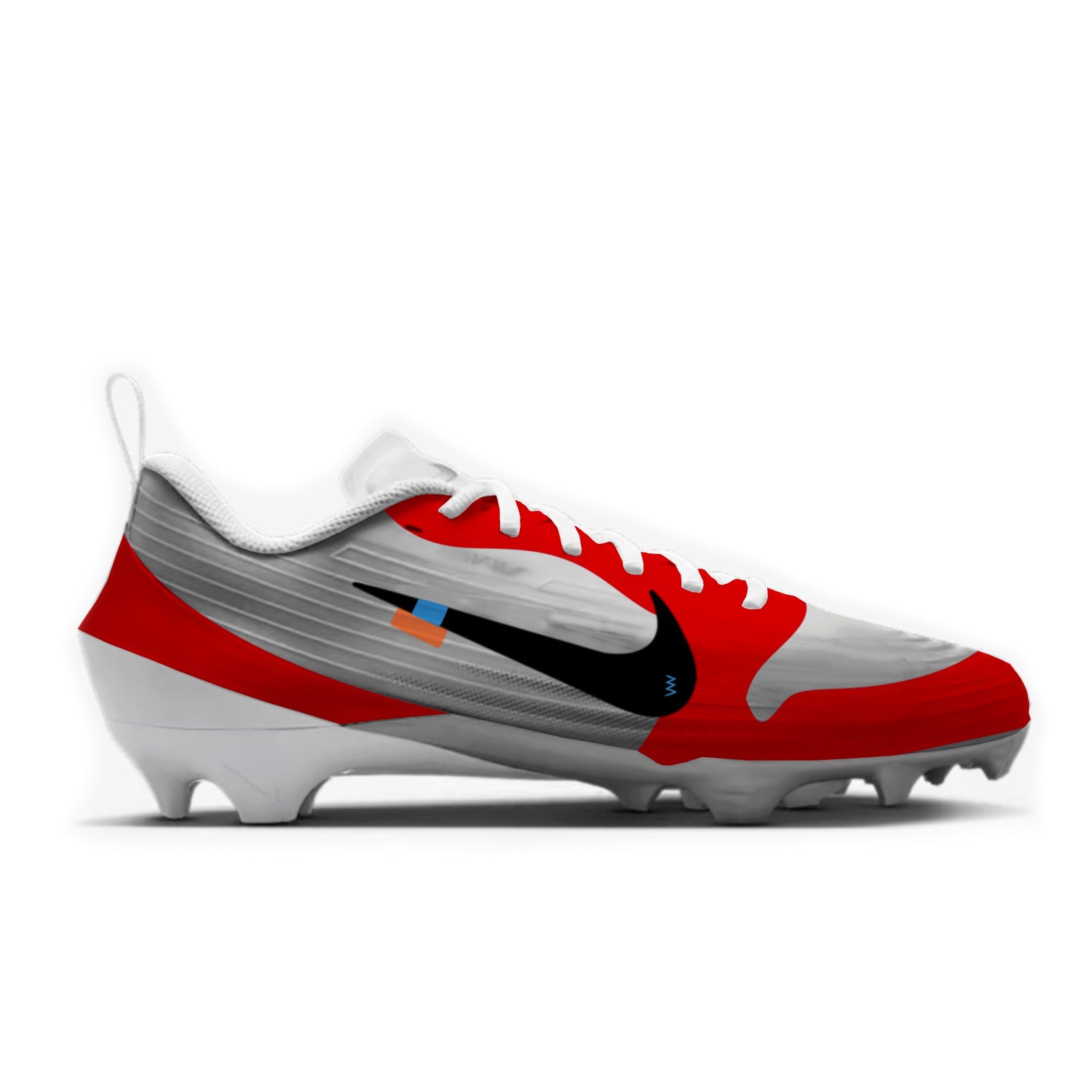 OW Jordan 1 Football Cleats