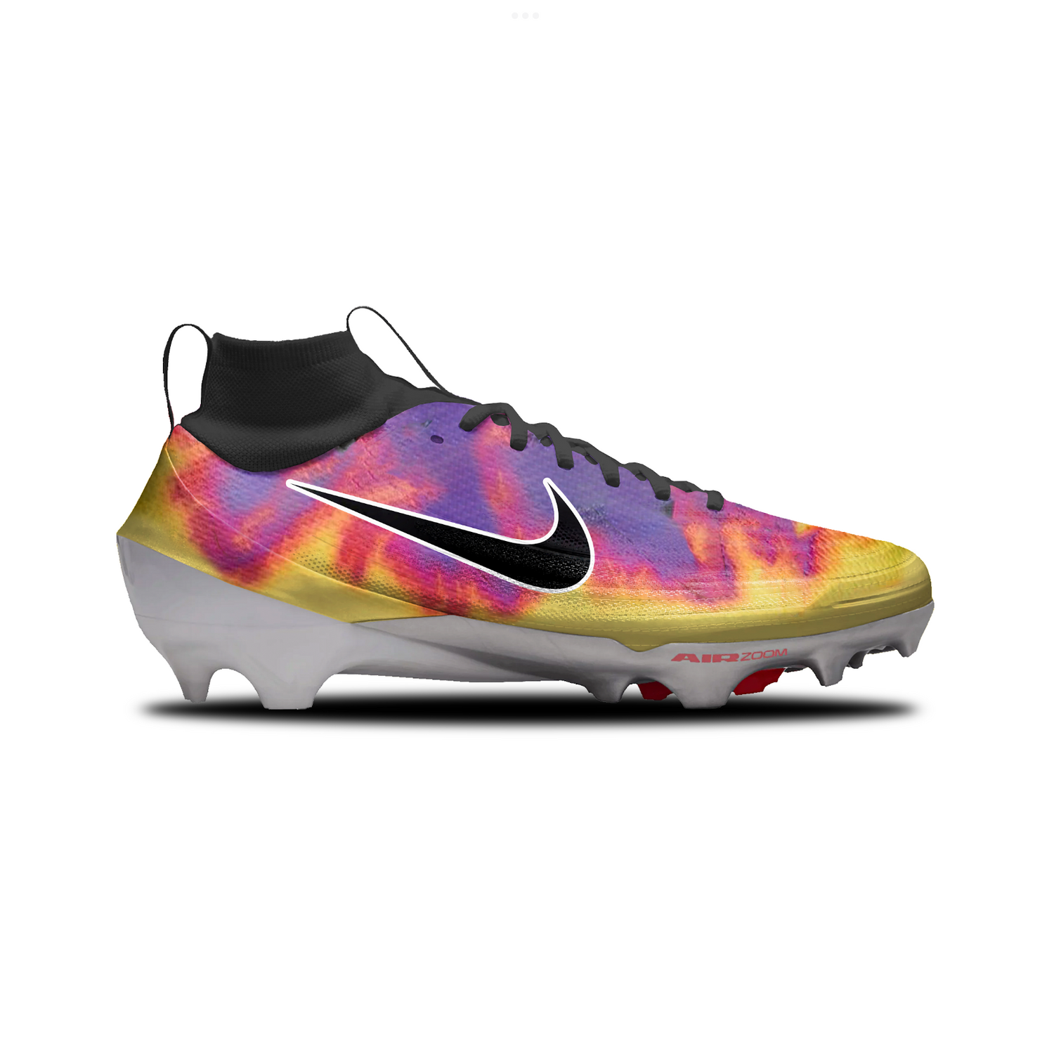 Oil Flame Football Cleats