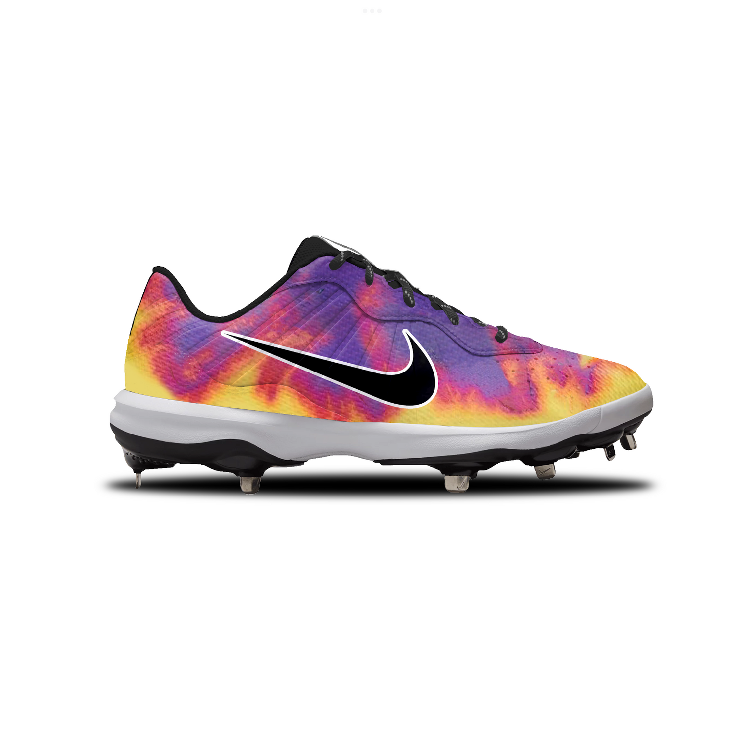 Oil Flame Baseball Cleats