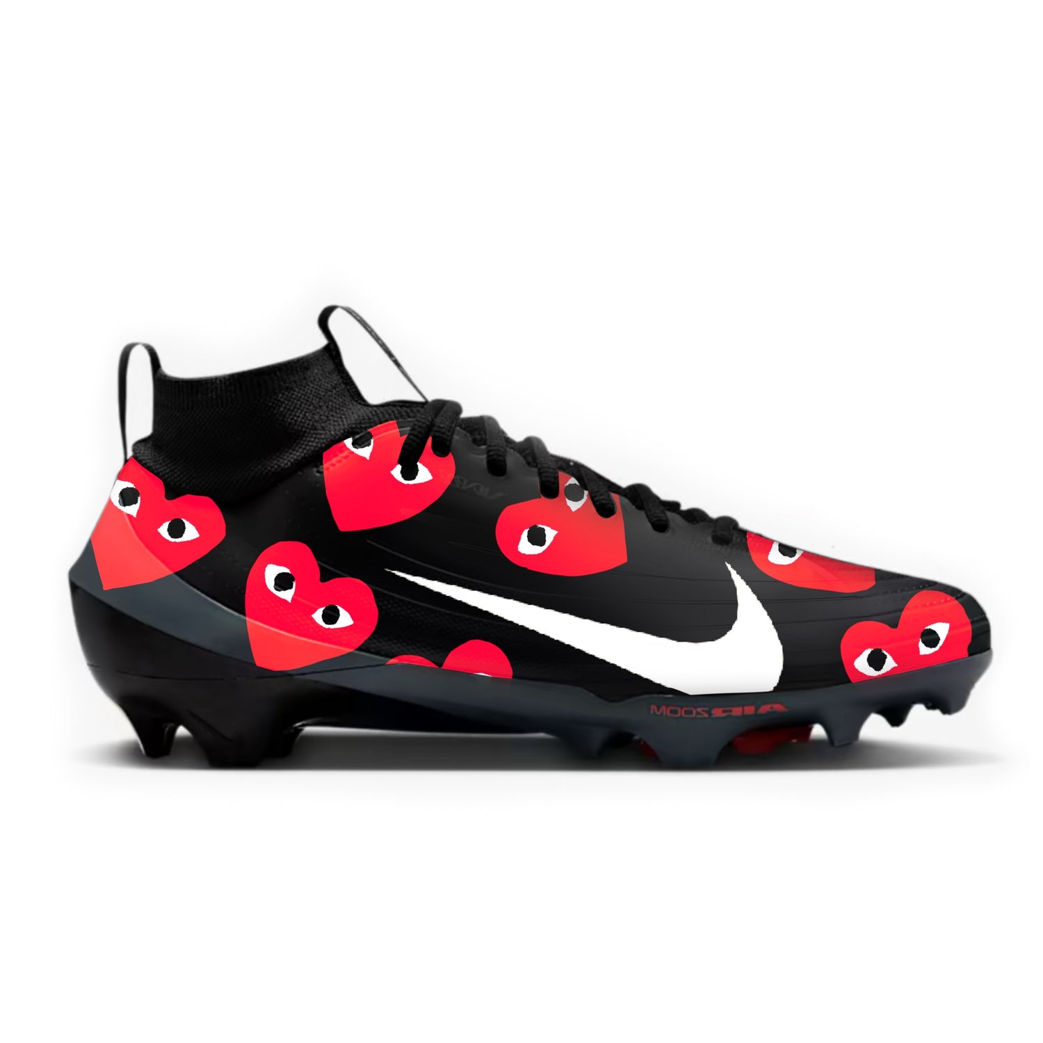 Heart Football Cleats