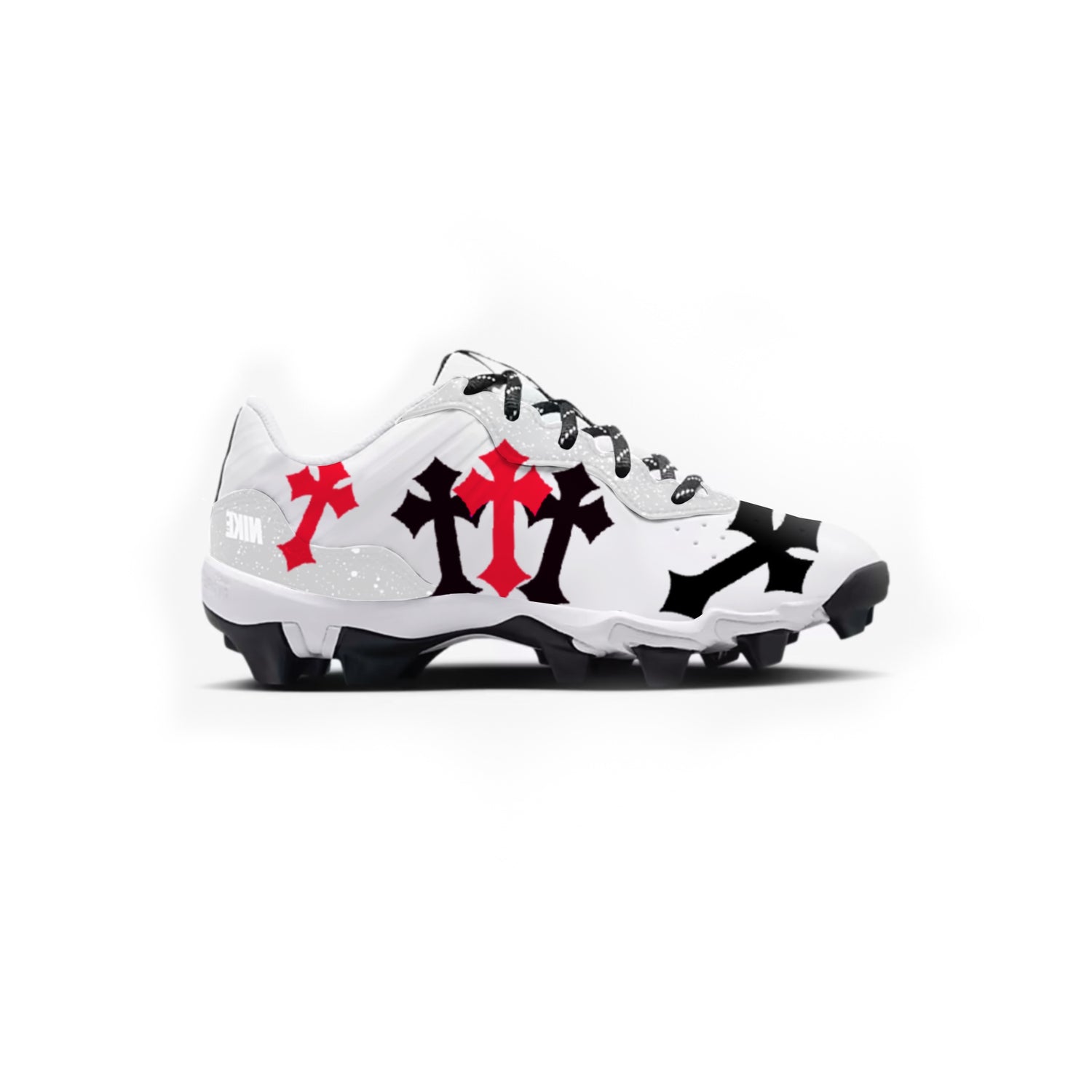 Cross Youth Baseball Cleats (White)