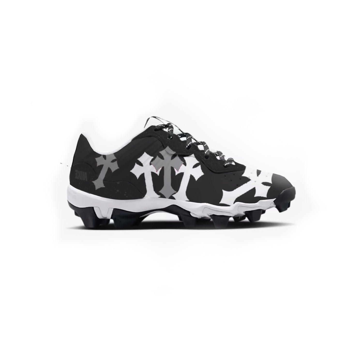 Cross Youth Baseball Cleats (Black)