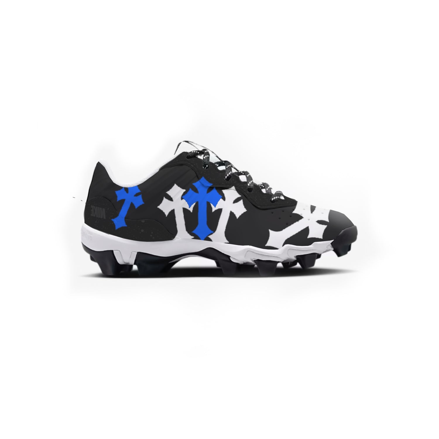 Cross Youth Baseball Cleats (Black)