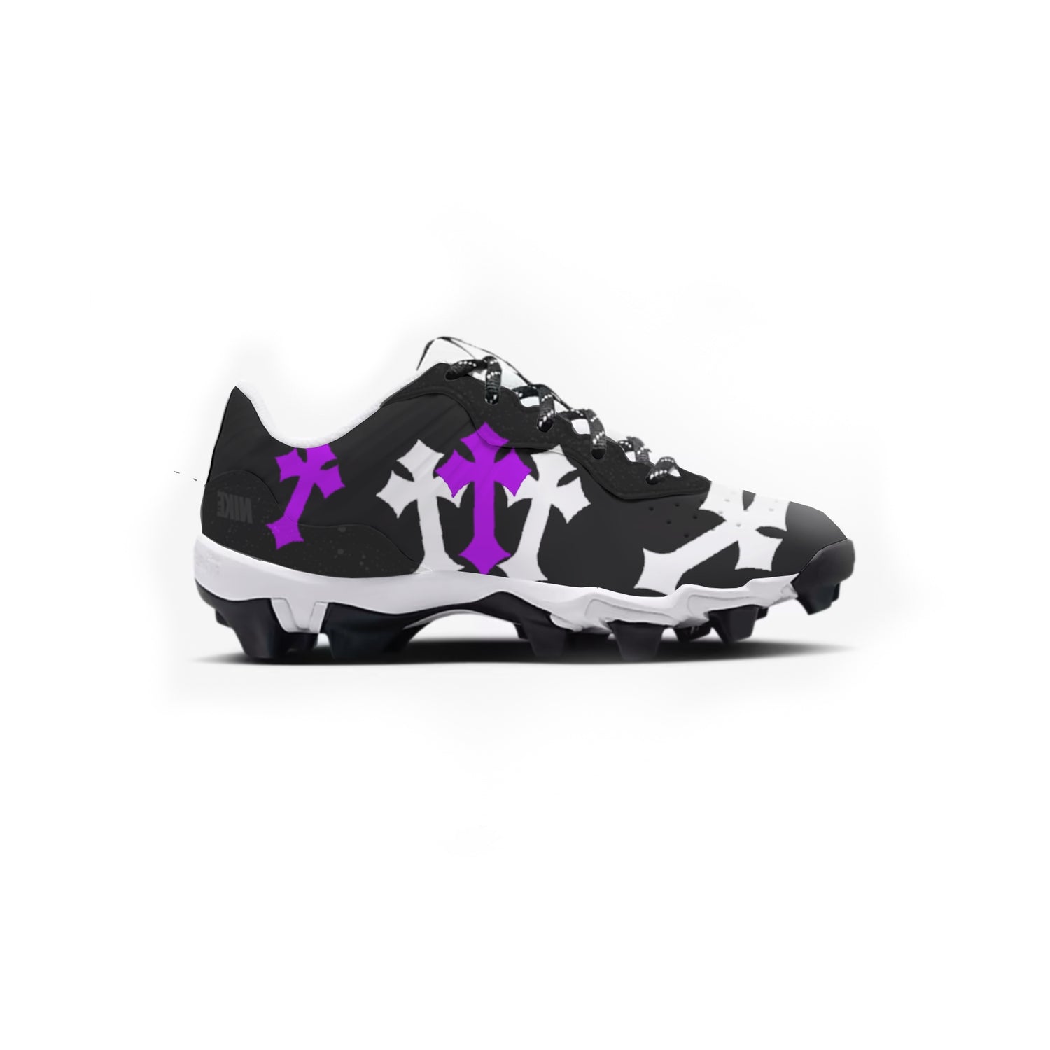 Cross Youth Baseball Cleats (Black)