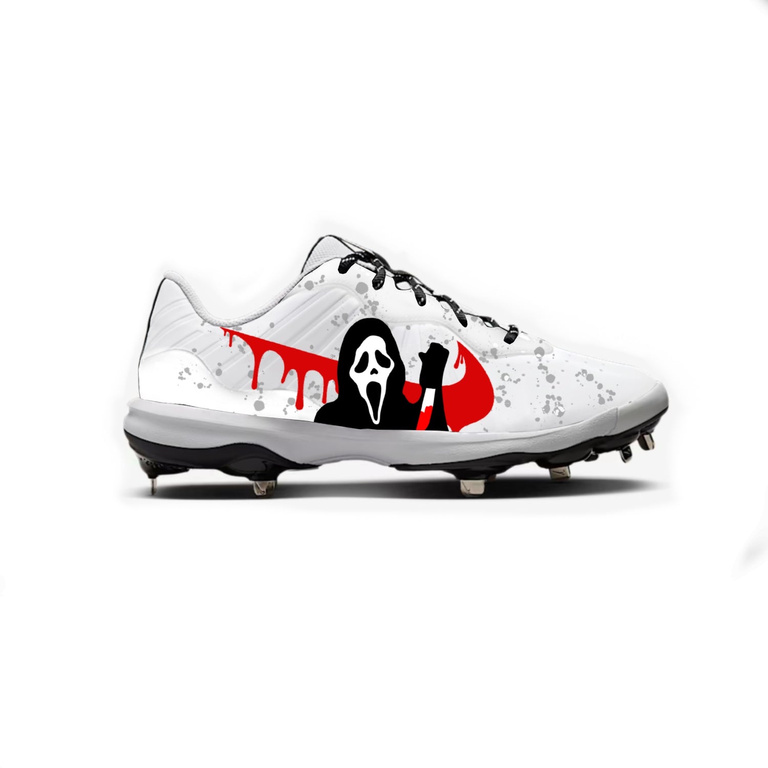 Ghostface Baseball Cleats