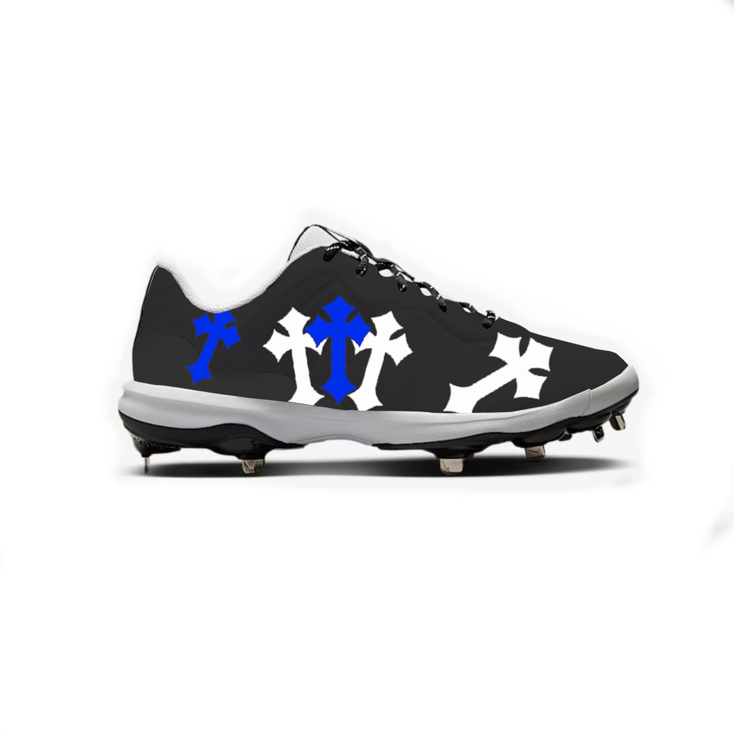 Crosses Baseball Cleats (Black)
