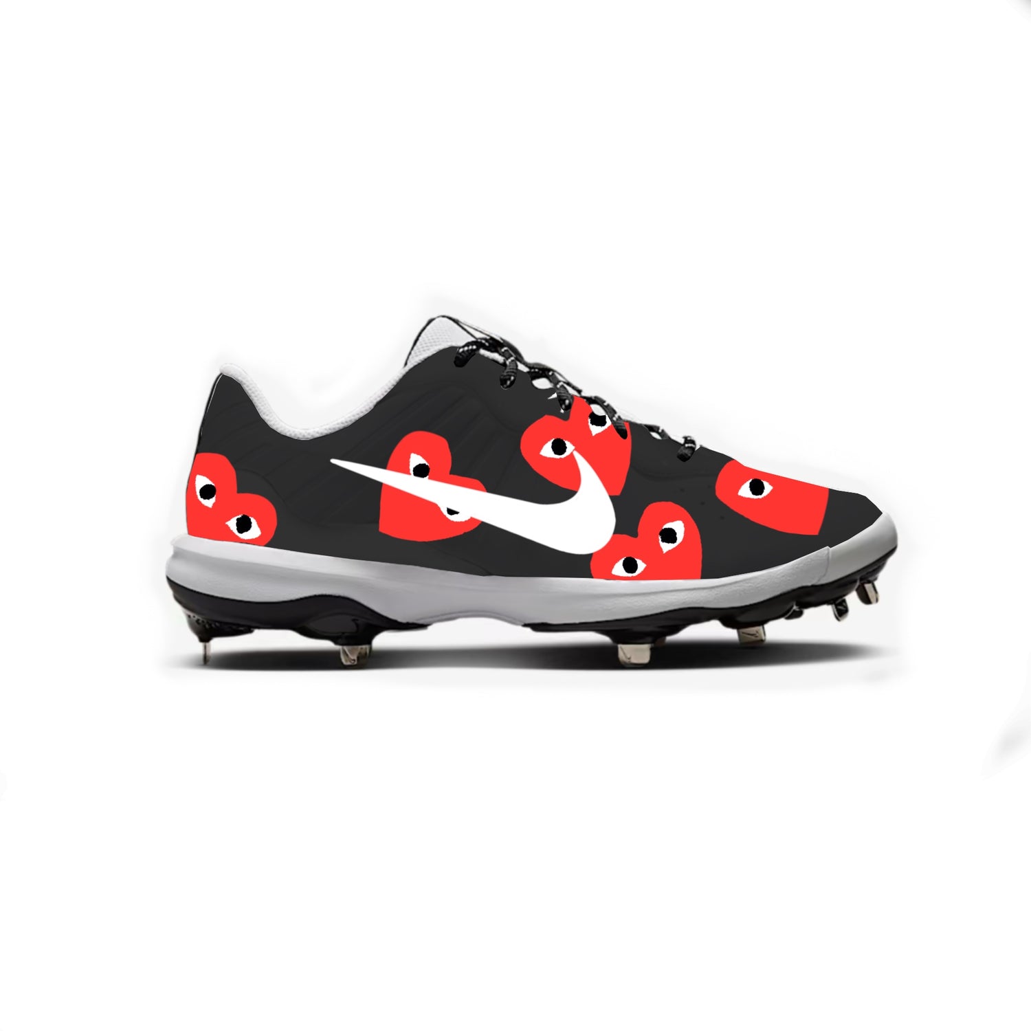 Hearts Baseball Cleats