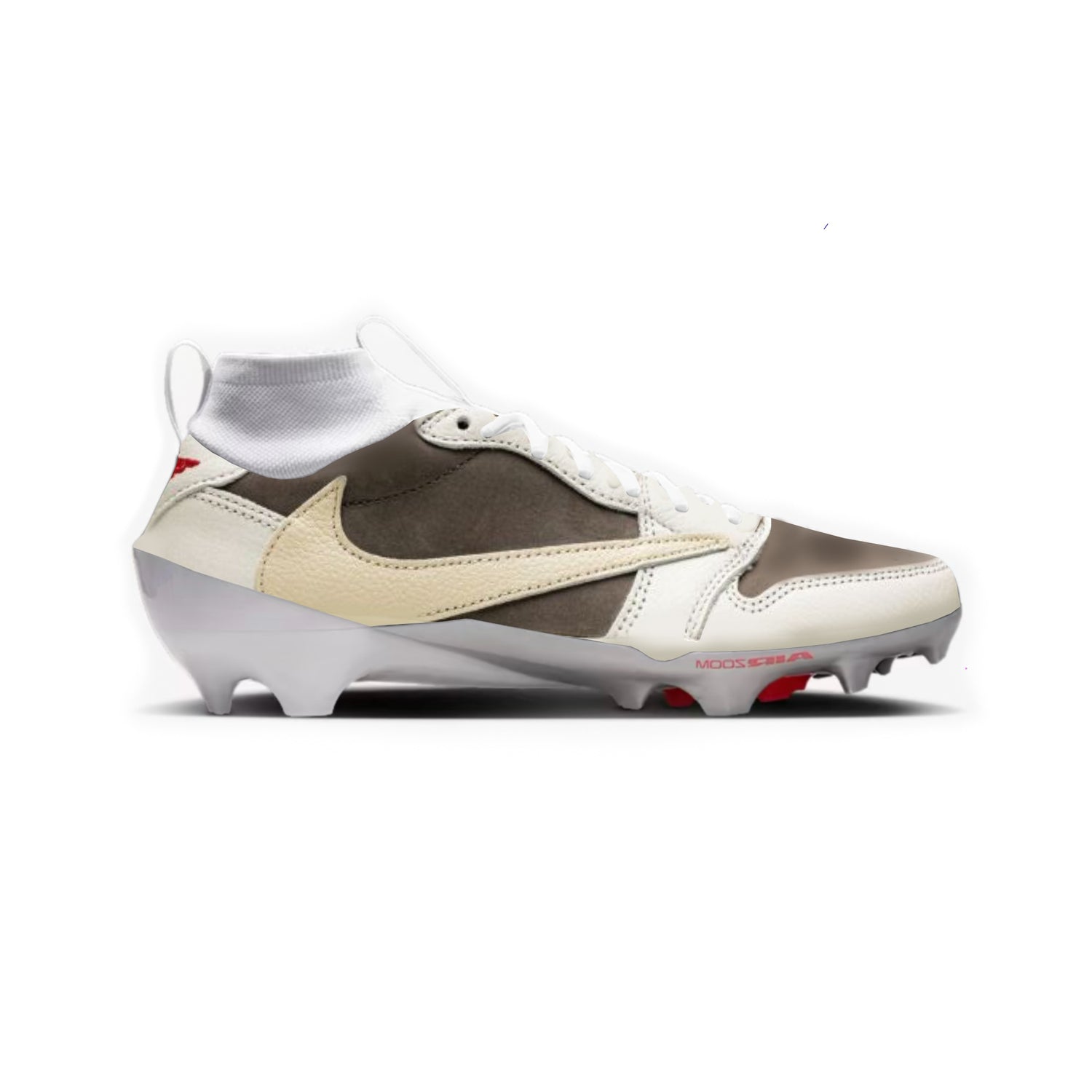 Jordan 1 Reverse Mocha Cut & Sew Material Football Cleats