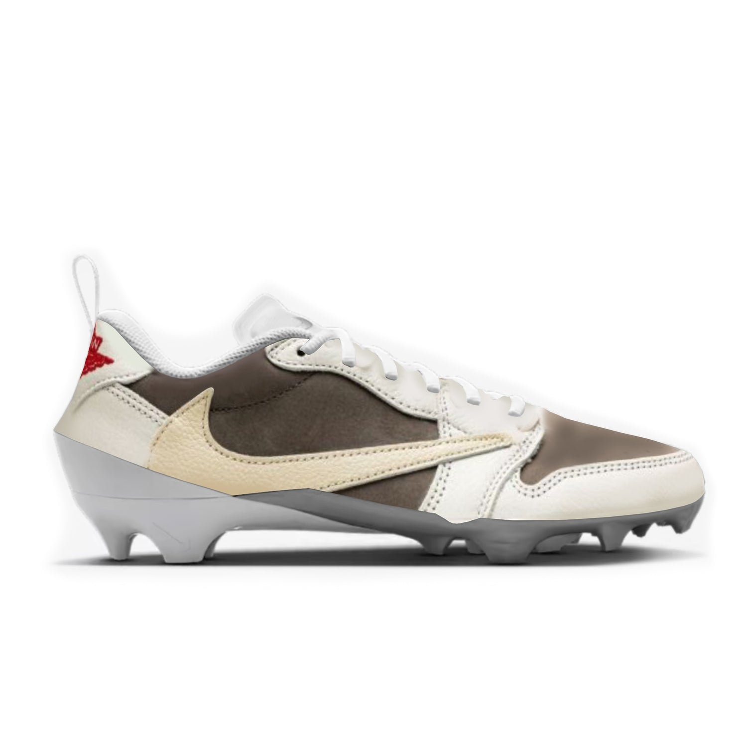 Jordan 1 Reverse Mocha Cut & Sew Material Football Cleats