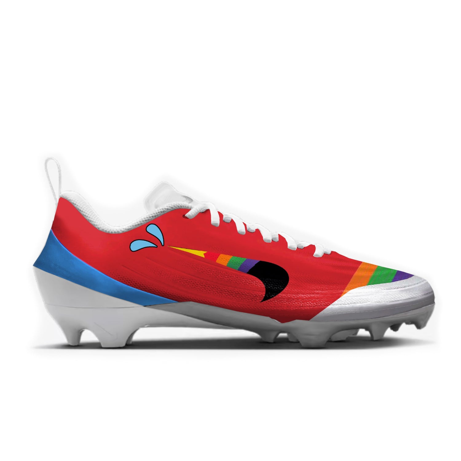 Looped Fruit Football Cleats