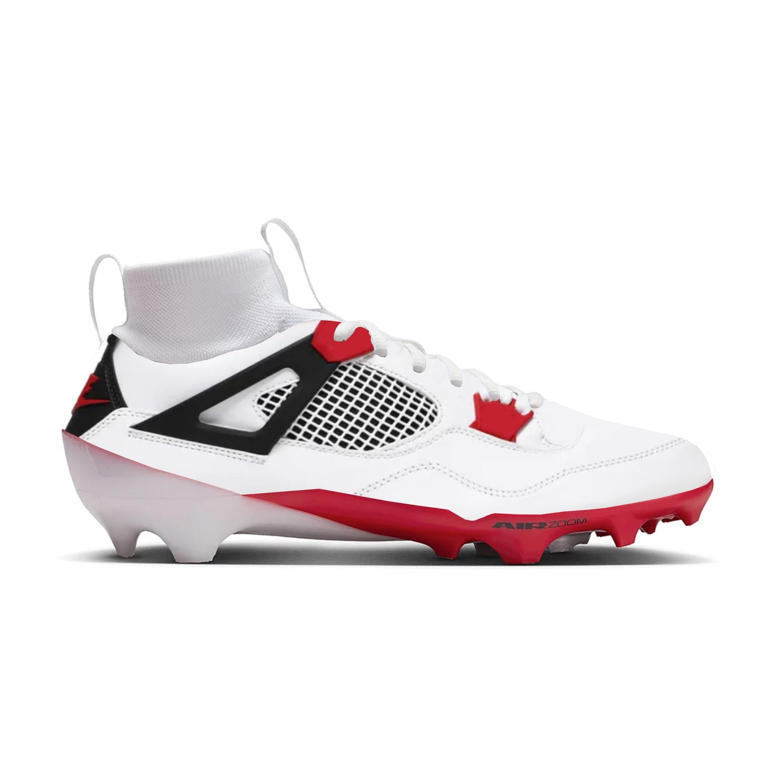Jordan 4 Cut & Sew Material Football Cleats