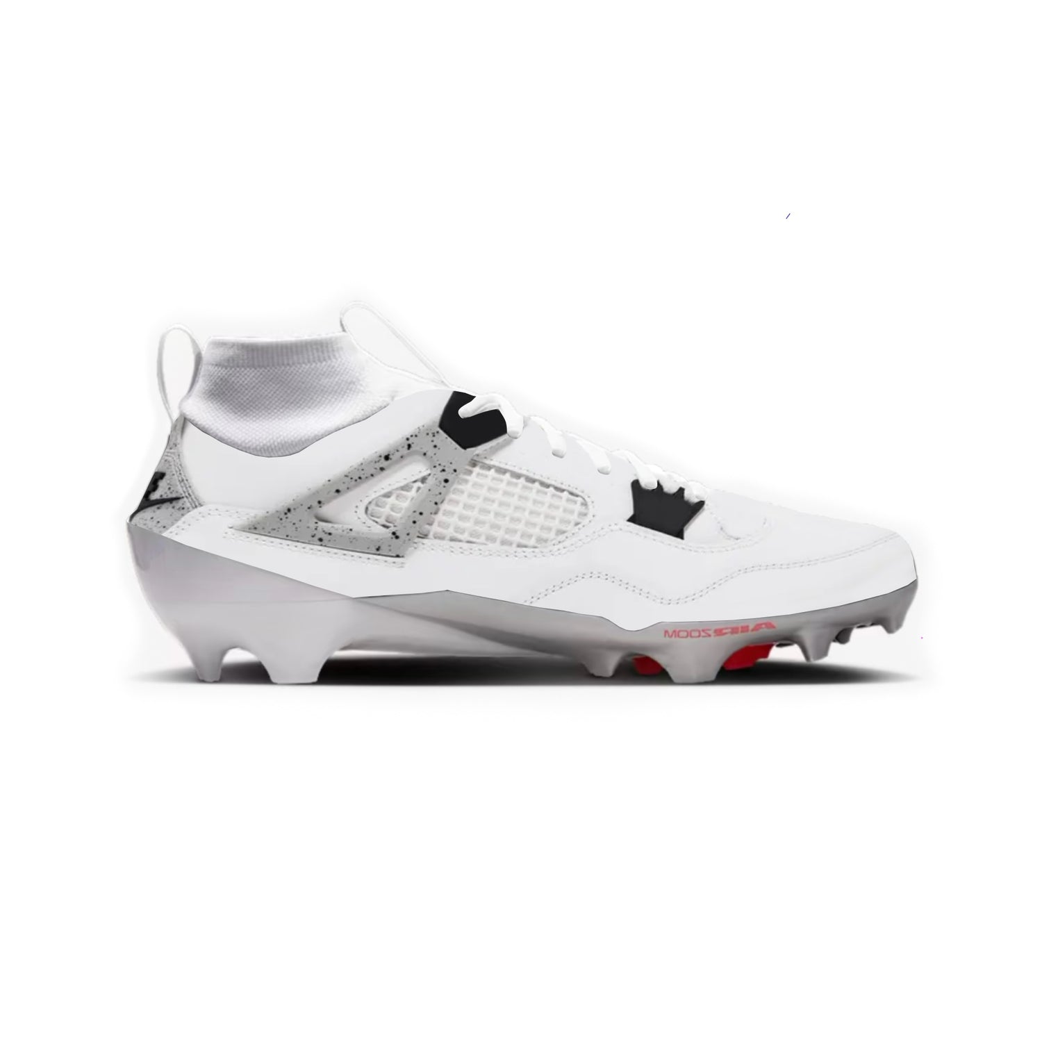 Jordan 4 Cut & Sew Material Football Cleats