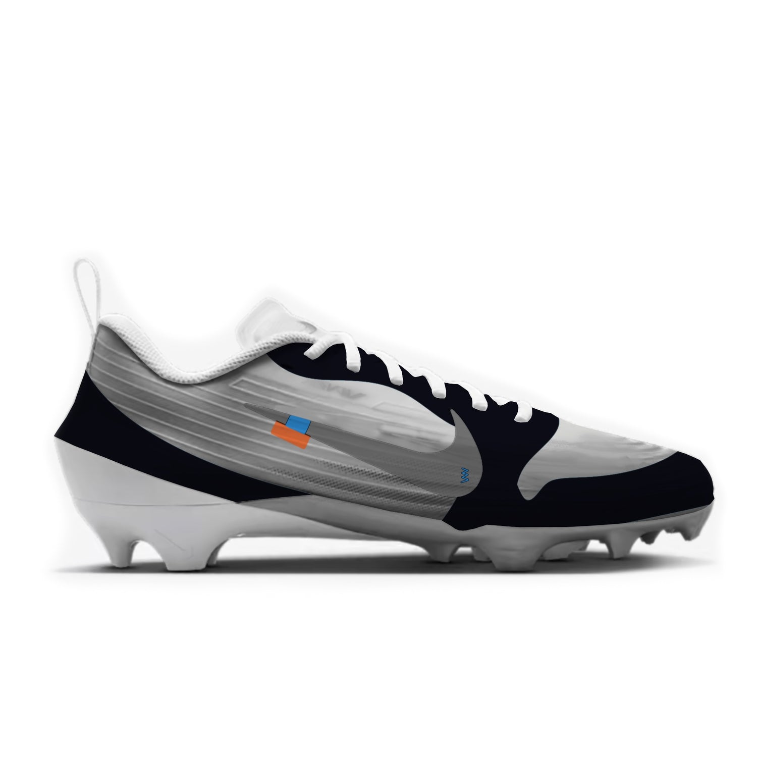 OW Jordan 1 Football Cleats