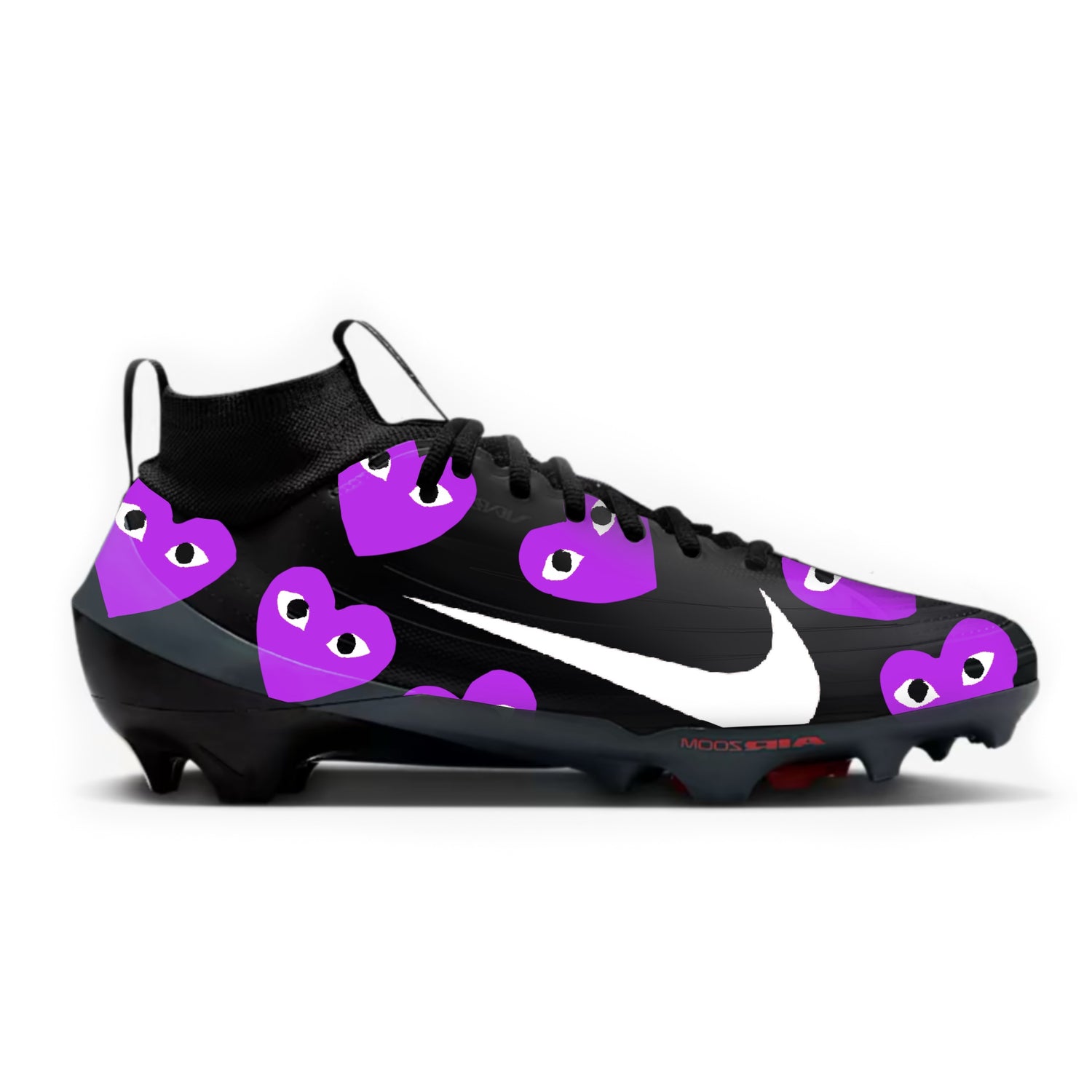 Heart Football Cleats