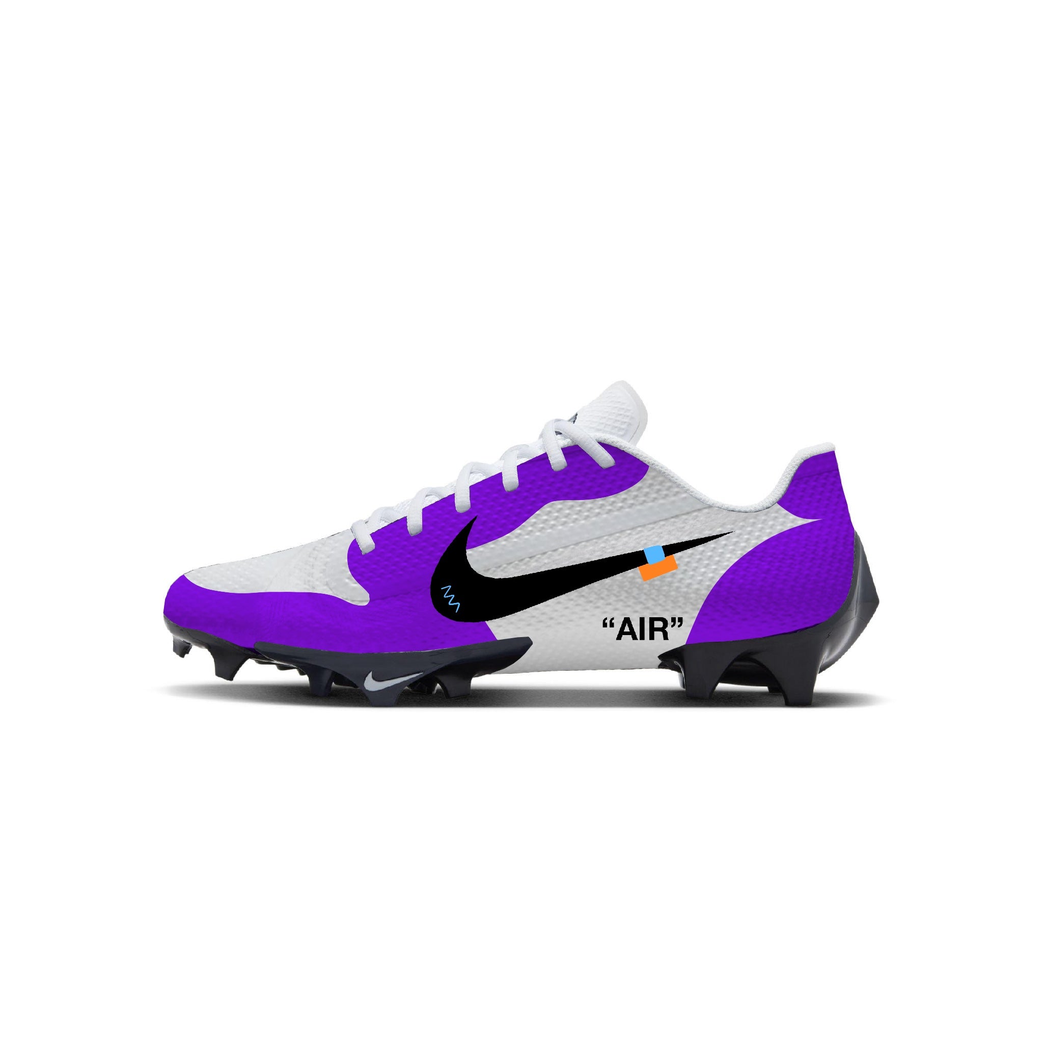off white custom cleats