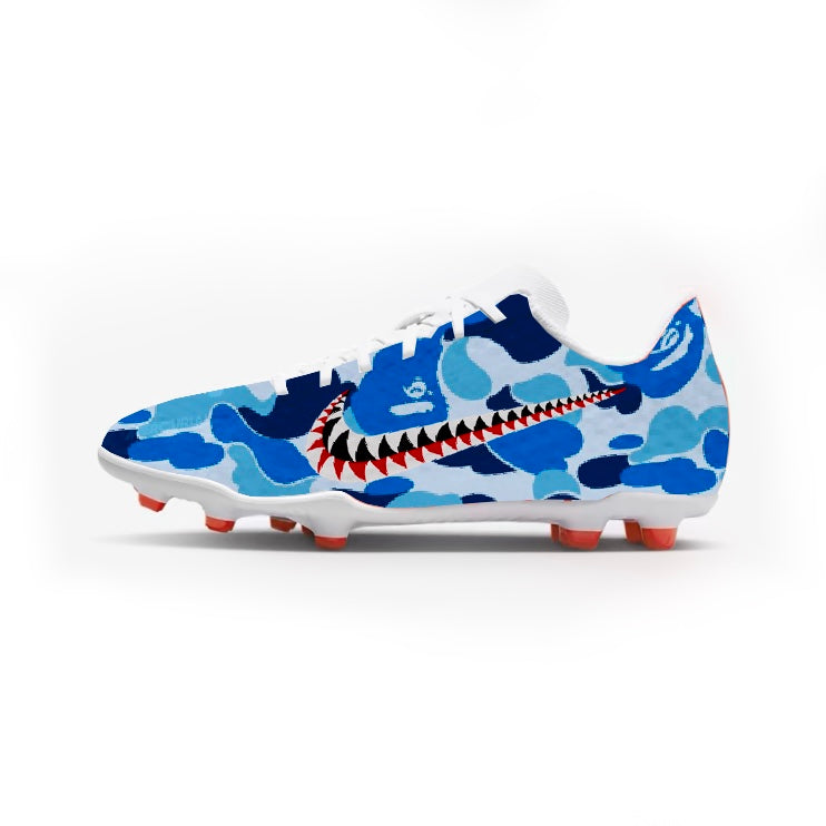 Camo Youth Football Cleats