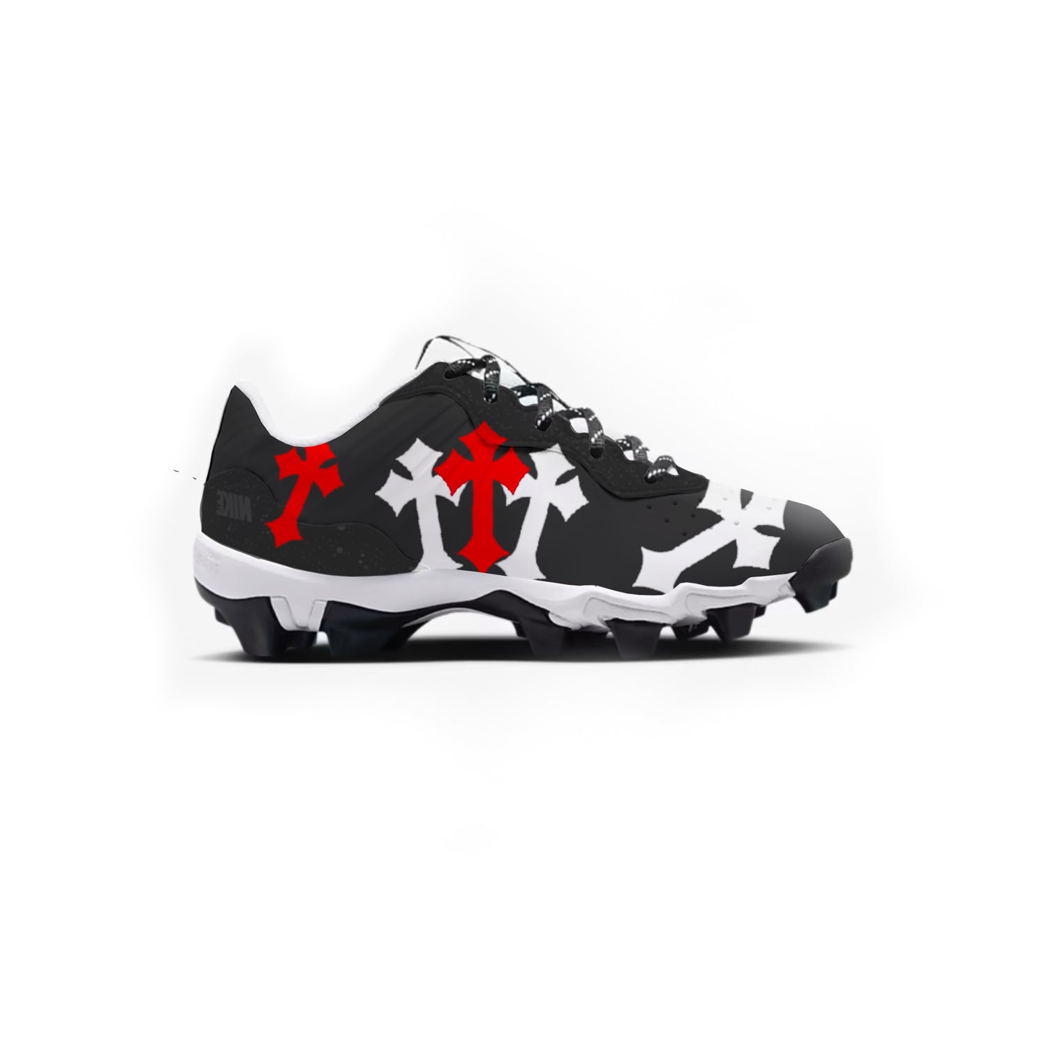 Cross Youth Baseball Cleats (Black)