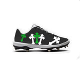 Crosses Baseball Cleats (Black)