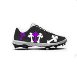 Crosses Baseball Cleats (Black)