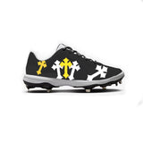 Crosses Baseball Cleats (Black)