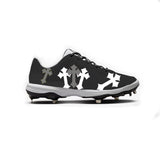 Crosses Baseball Cleats (Black)