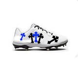 Crosses Baseball Cleats (White)