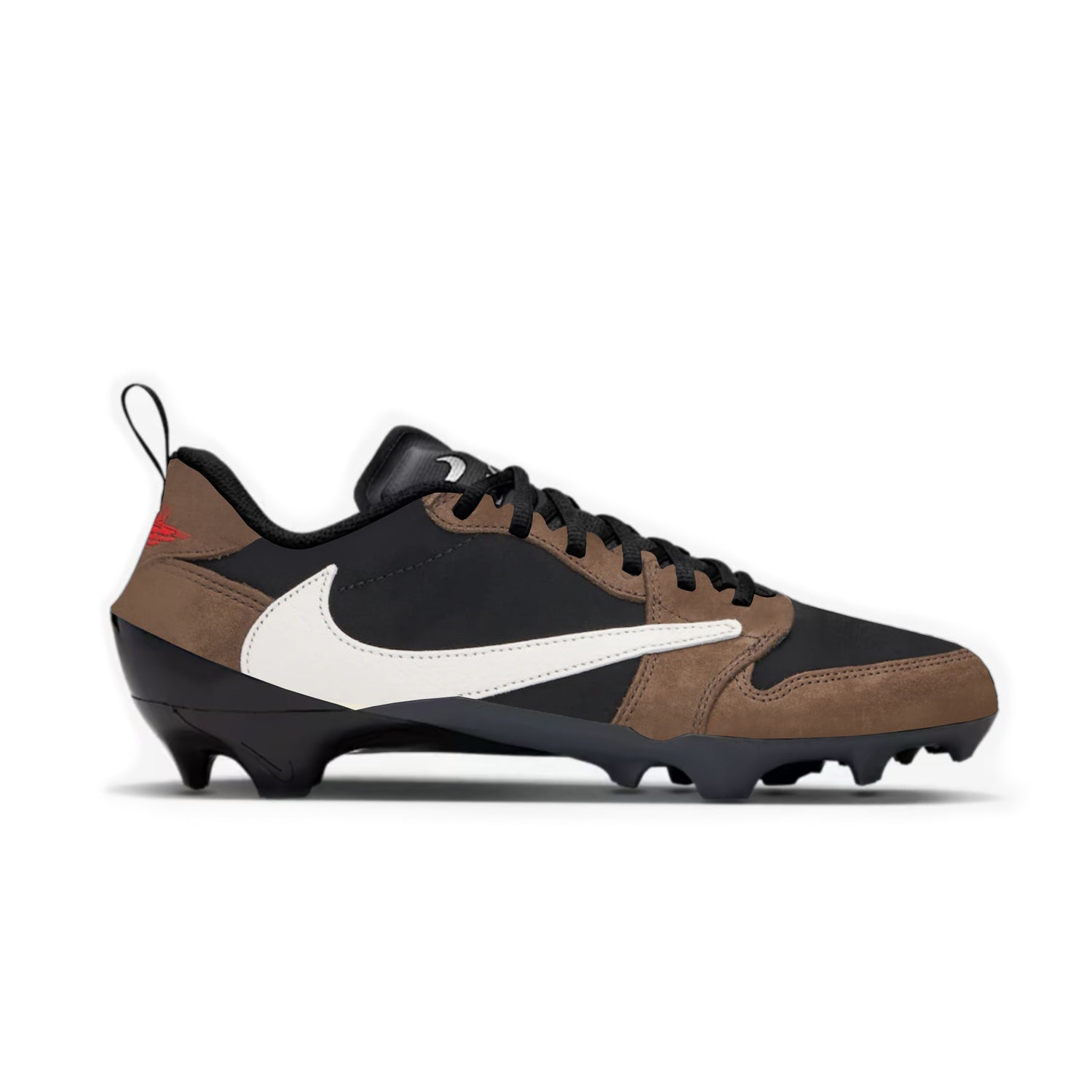 Jordan 1 Mocha Cut & Sew Material Football Cleats