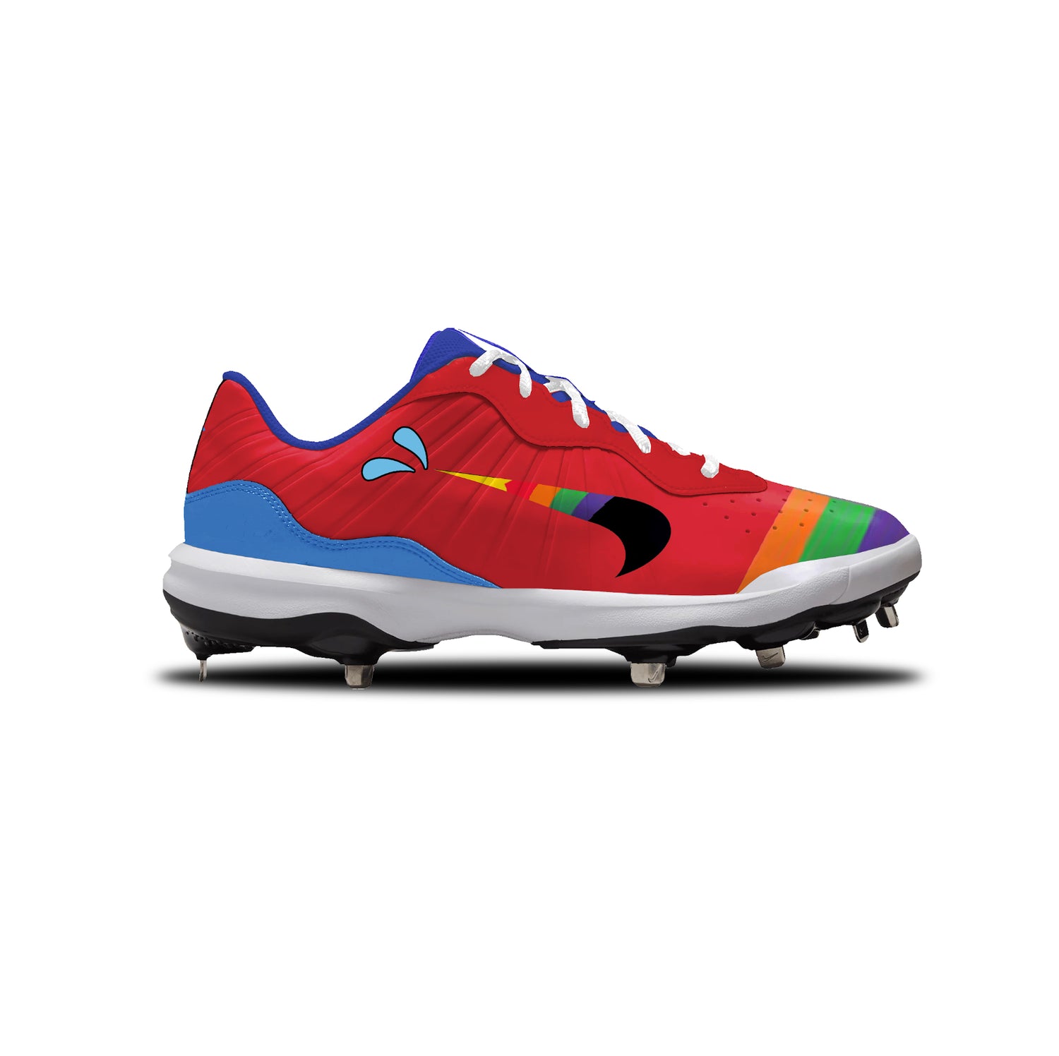 Looped Fruit Baseball Cleats