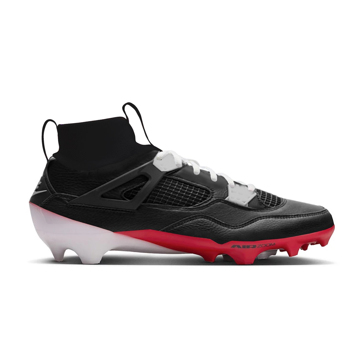 Jordan 4 Cut & Sew Material Football Cleats