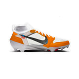 OW Jordan 1 Cut & Sew Material Football Cleats