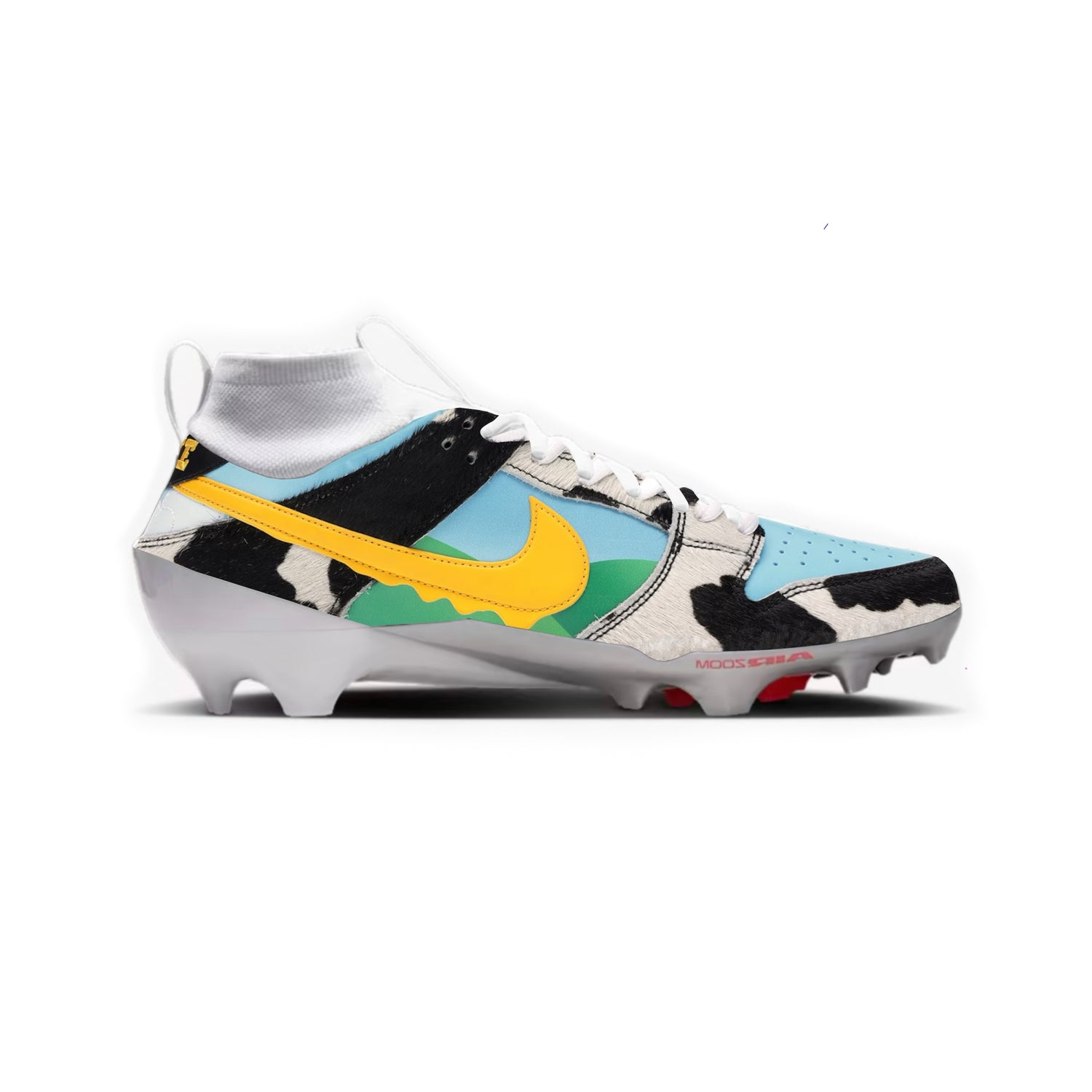 Chunky Dunk Cut & Sew Material Football Cleats