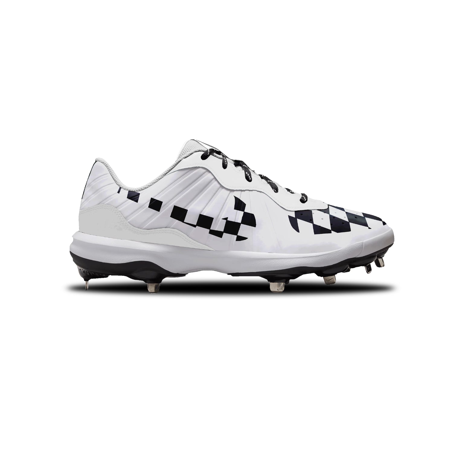Checkered Baseball Cleats