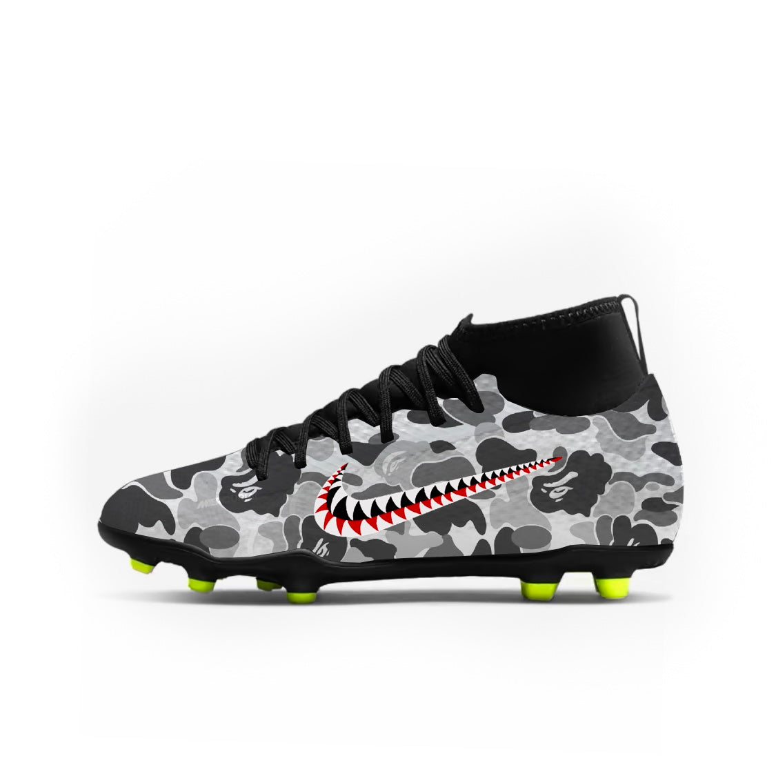 Camo Youth Football Cleats
