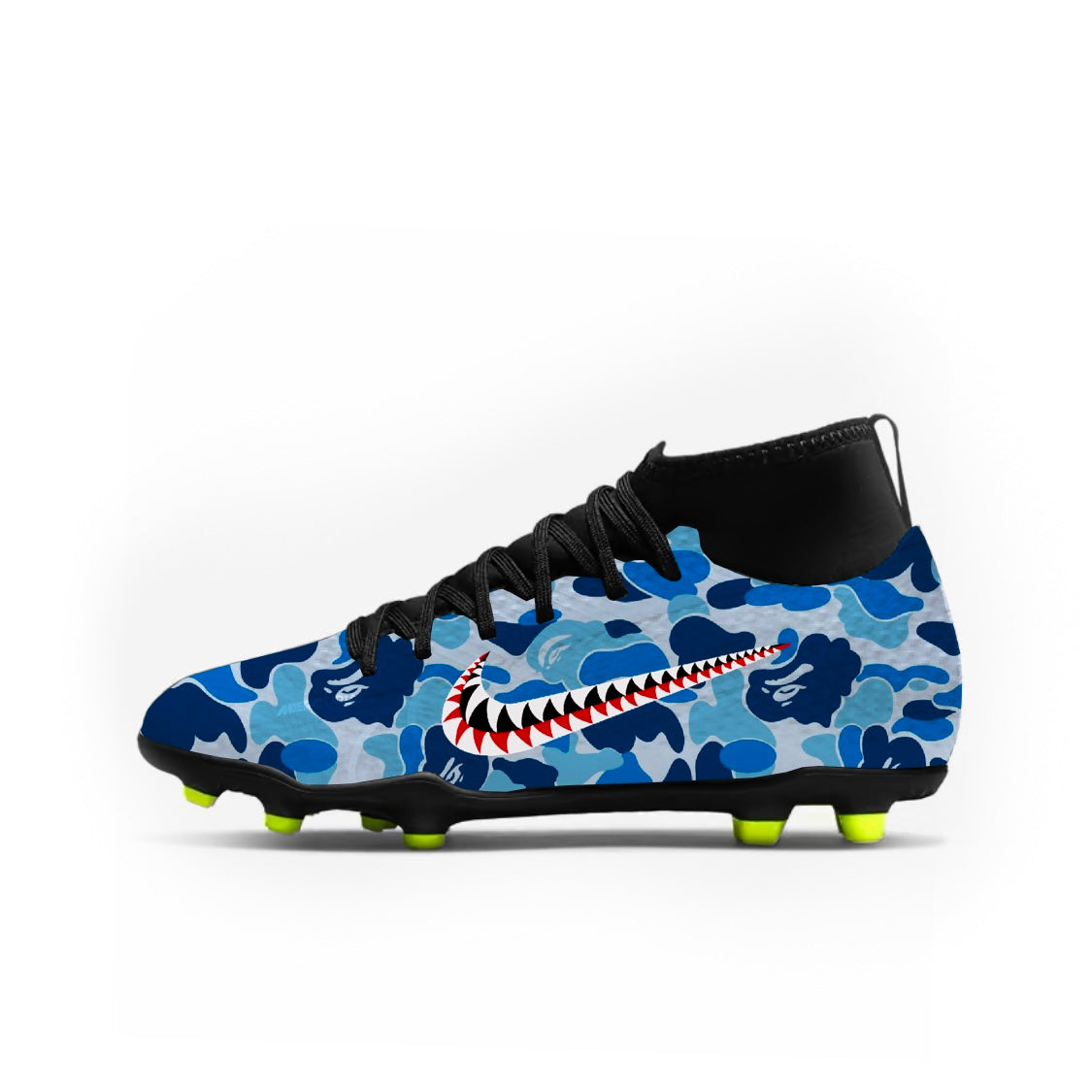 Camo Youth Football Cleats
